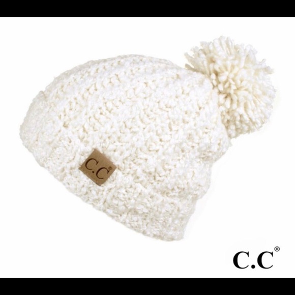 💥last one!💥CC Pom style beanie. - Picture 3 of 4